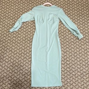 Boutique mint fitted dress